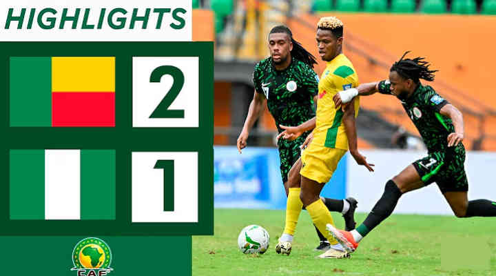 Super Eagles Suffer Shock 2-1 Defeat to Benin in World Cup Qualifier.