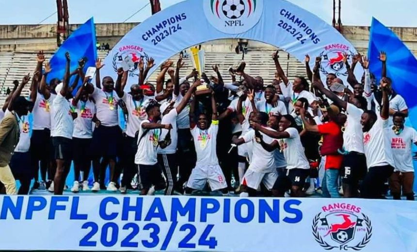 Enugu Rangers International End Eight-Year Wait with NPFL Championship Win.