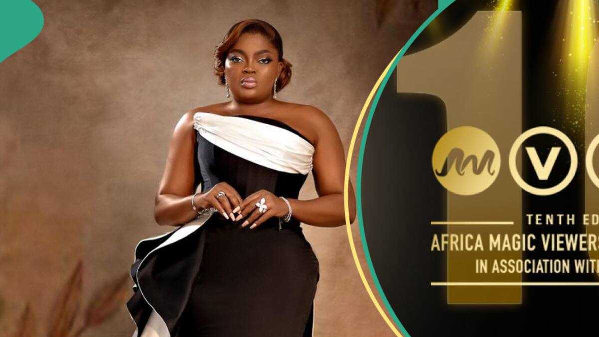 Nollywood Star Funke Akindele Takes Home Best Actress Award at AMVCA 2024.